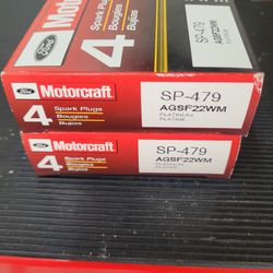 8 New Motorcraft SP 479 Agsf 22wm Spark Plugs Ford