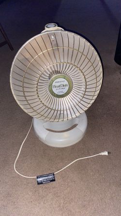 White presto space heater