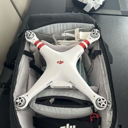 DJI Phantom 3 Standard Quadcopter With Backpack And All Chargers
