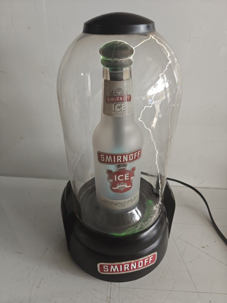 Bar Light Display Smirnoff Electric Plasma Display