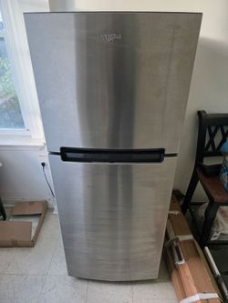 Whirlpool 11 Cubic Foot STAINLESS STEEL FRIDGE