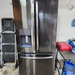 Stainless Steel GE Refrigerator