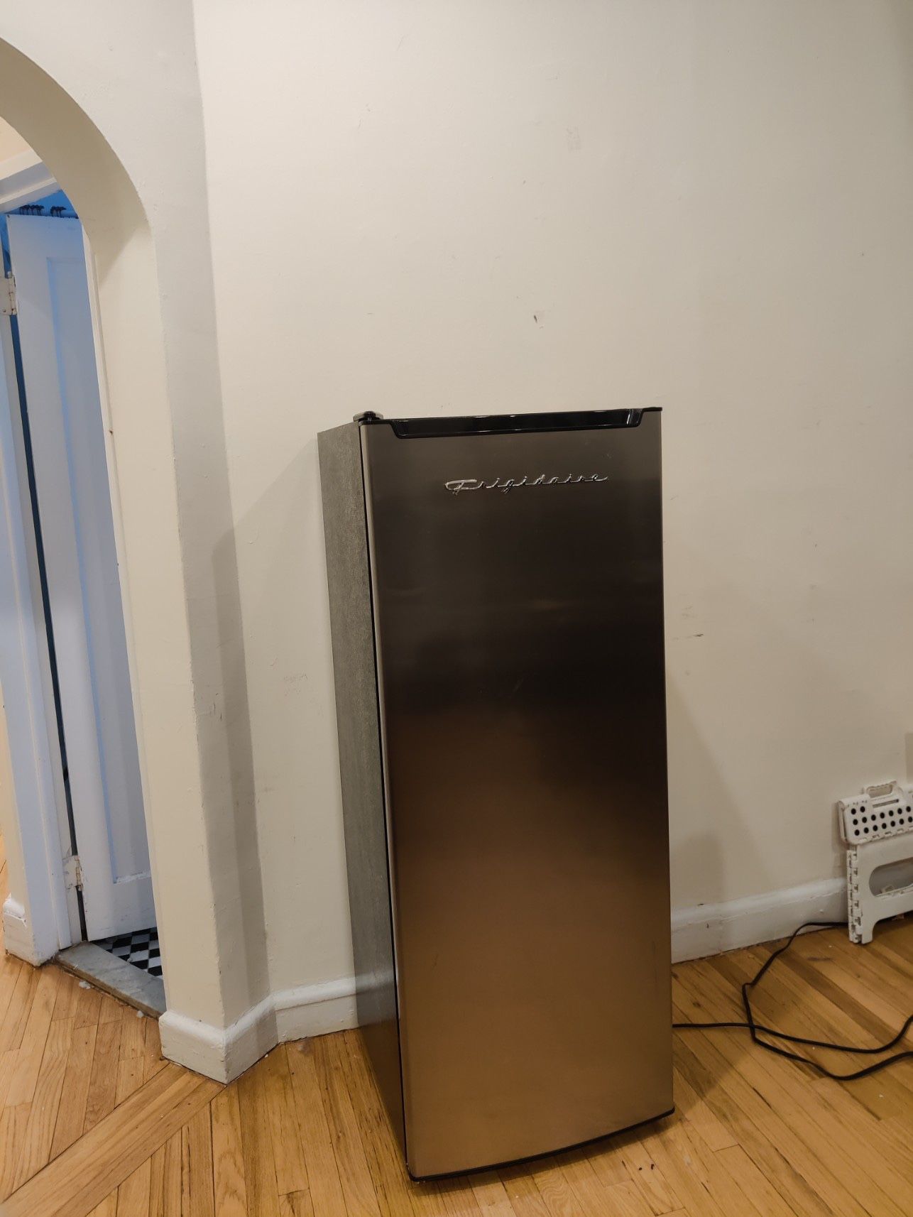 Frigidaire Silver Stainless Steel Standing Freezer 6.5 cu ft
