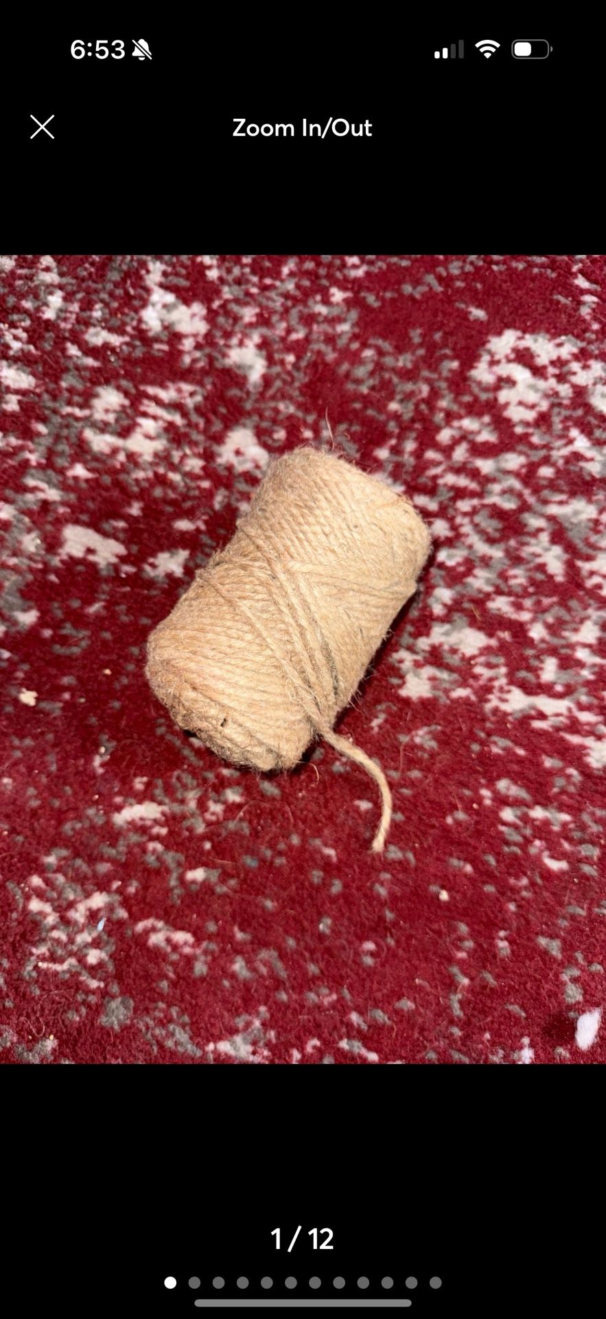 sisal Jute Twine yarn skein