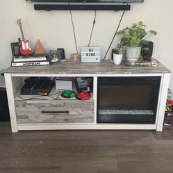 TV Stand Console, Electric Fireplace Living Room Decor