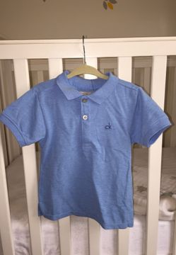 Calvin Klein (polo shirt) light blue size 2T