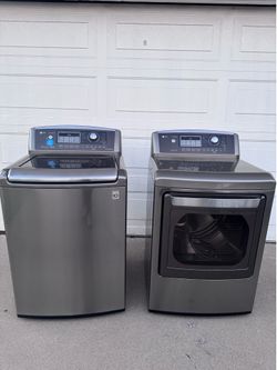 Lg washer and gas dryer with steamer