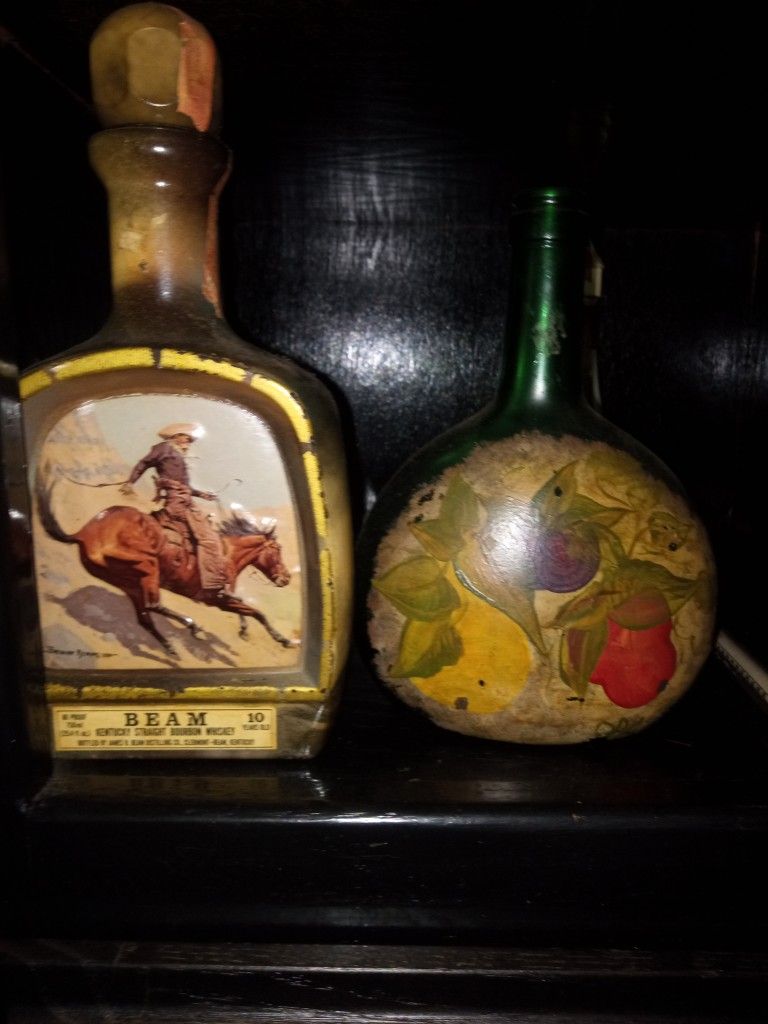 Vintage Empty Decanters