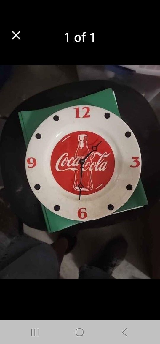 COKE COCOLA CLOCK