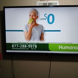 55 in LG Flat-screen TV works great