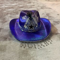 Purple Disco Cowboy Hat
