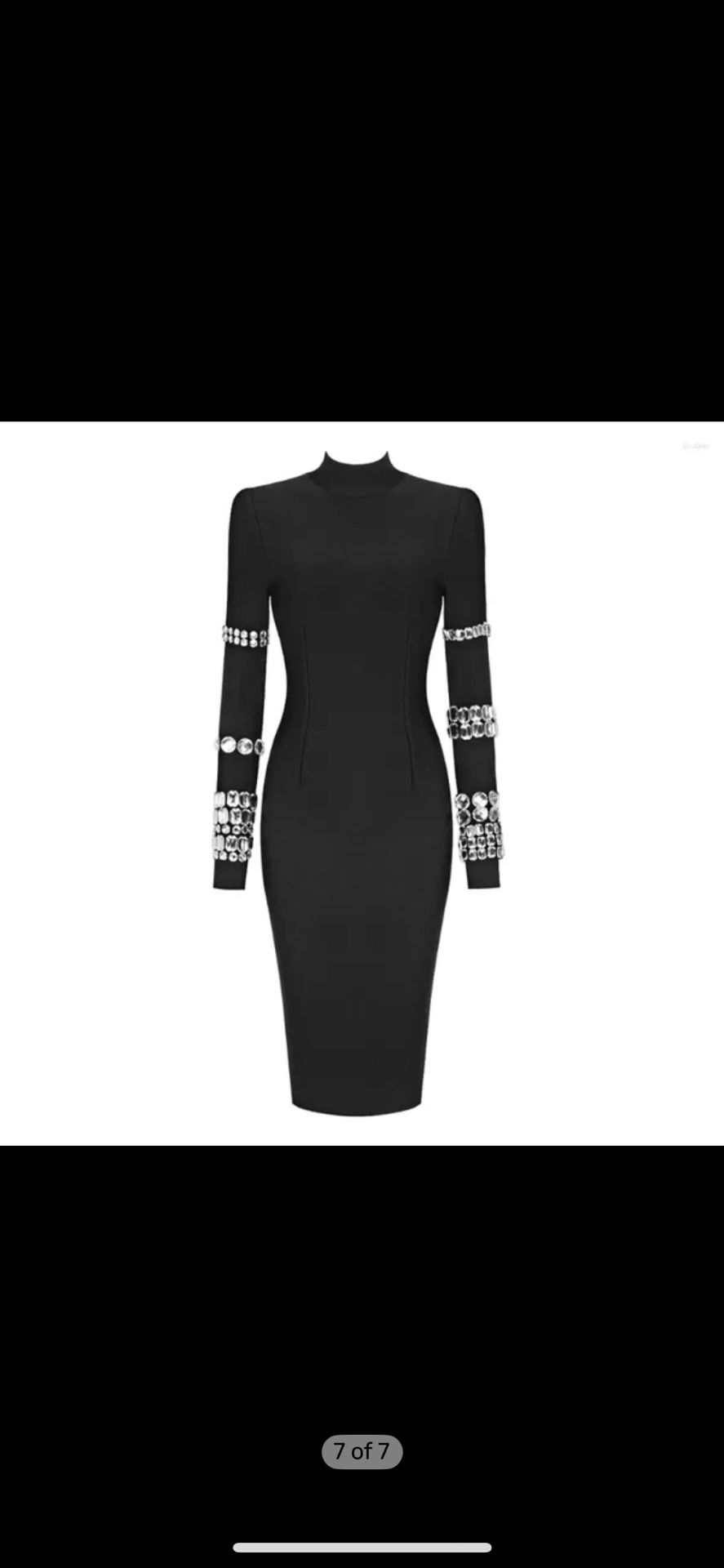 Dolce And Gabbana Rhinestone Embellished Dress