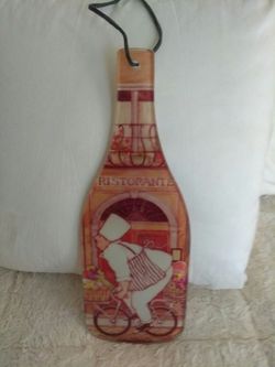 Glass Chef Wall Decor