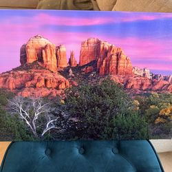 Sedona Red Rock Canvas Wall Art – 24x16