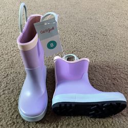 little girls rain boots size 8 