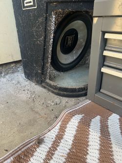 Old Amp & Sub with Enclosure