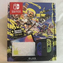 OLED Nintendo Switch Splatoon Edition Brand New 