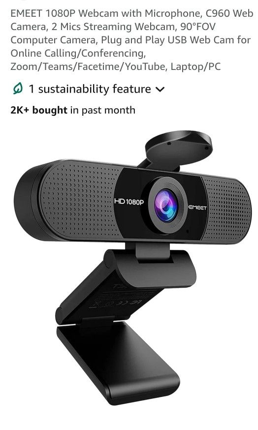 Webcam With Camera