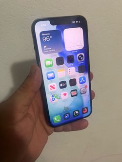 iPhone 13 128gb black color Verizon locked paid off cracked both sides still works use as is or WiFi