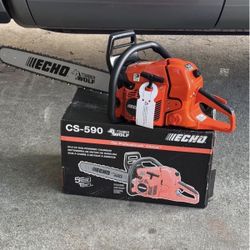 ECHO 24 in. 59.8 cc Gas 2-Stroke Rear Handle Timber Wolf Chainsaw