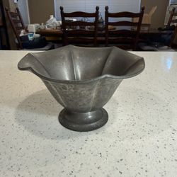 Vintage Pewter by Poole Pedestal Bowl – Taunton, Mass