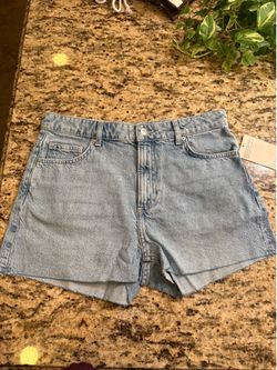 H&M Raw Edge Denim Shorts