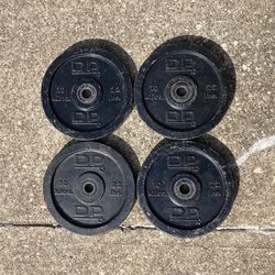 88lbs Total = 22lb x4 Standard 1” weight plate weights plates for Barbell bar 22 lbs 22lbs DP brand