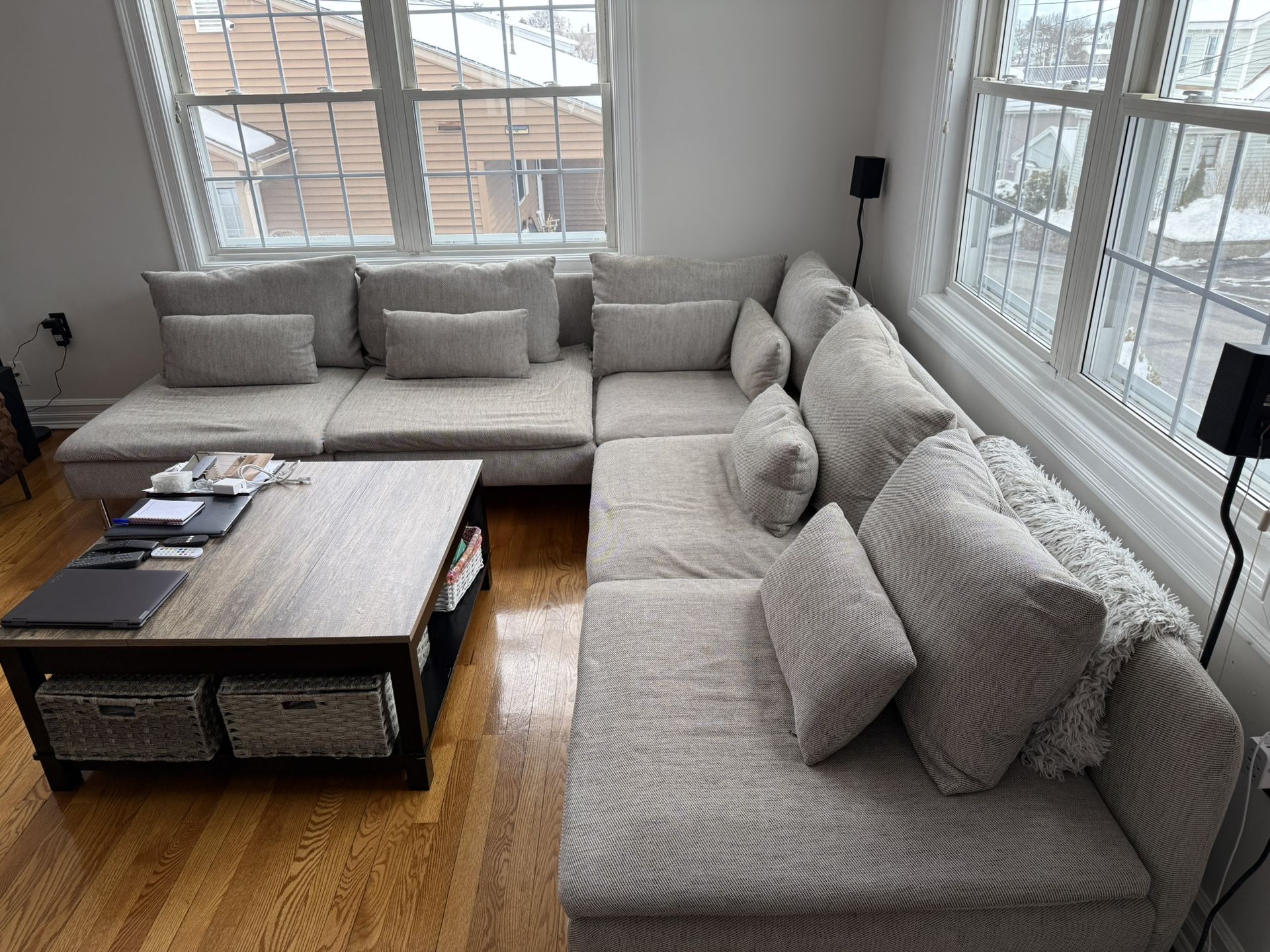 Soderhamn Sofa In Beige/brown For Sale