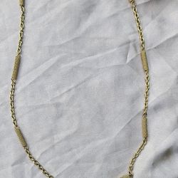 Gold Tone ROPE Necklace 