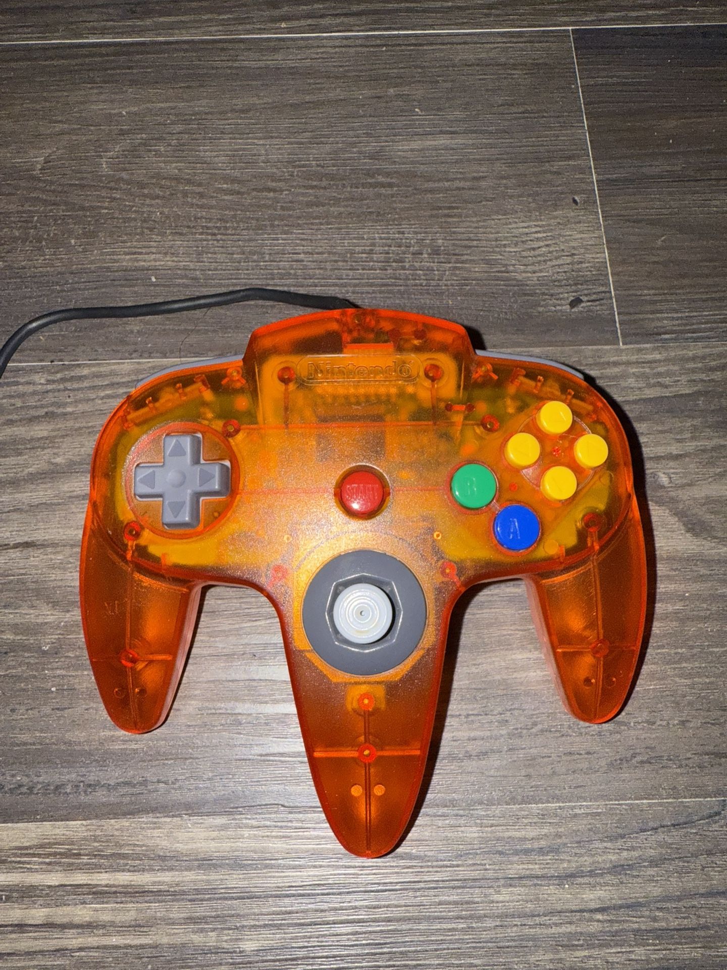 Rare Funtastic Fire Orange Original Nintendo 64 N64 Controller OEM