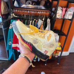 Jordan 5 Off-White Sail