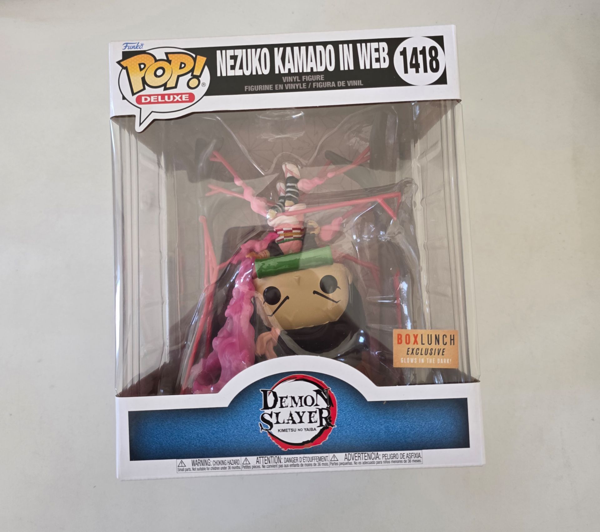 Nezuko Kamado in Web Box Lunch Exclusive Glow in the Dark Funko Pop
