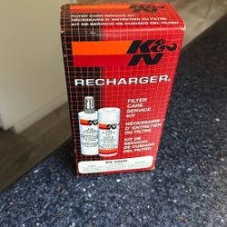 K &N Recharger Filter Care Service Kit - Brand New