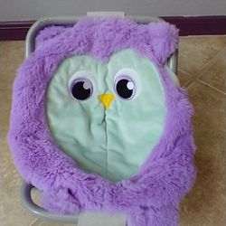 My life as a saucer chair purple owl