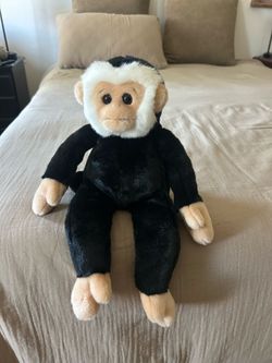 TY Mooch the monkey Beanie Buddy Stuffed Animal