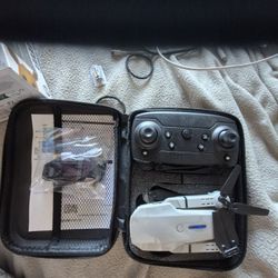 Folding Drone With Carrying Case And Manual