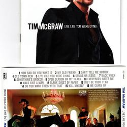 Tim McGraw Live Like You Were Dying CD