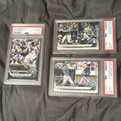 🔥 FOR SALE: PSA 10 Cal Raleigh Topps NOW Trio – Including BLACK FOIL /10 🔥