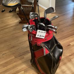 TaylorMade rac Irons,Wedges/ TaylorMade r7&r5 Woods; Odyssey Putter + HOT Z Cart Bag