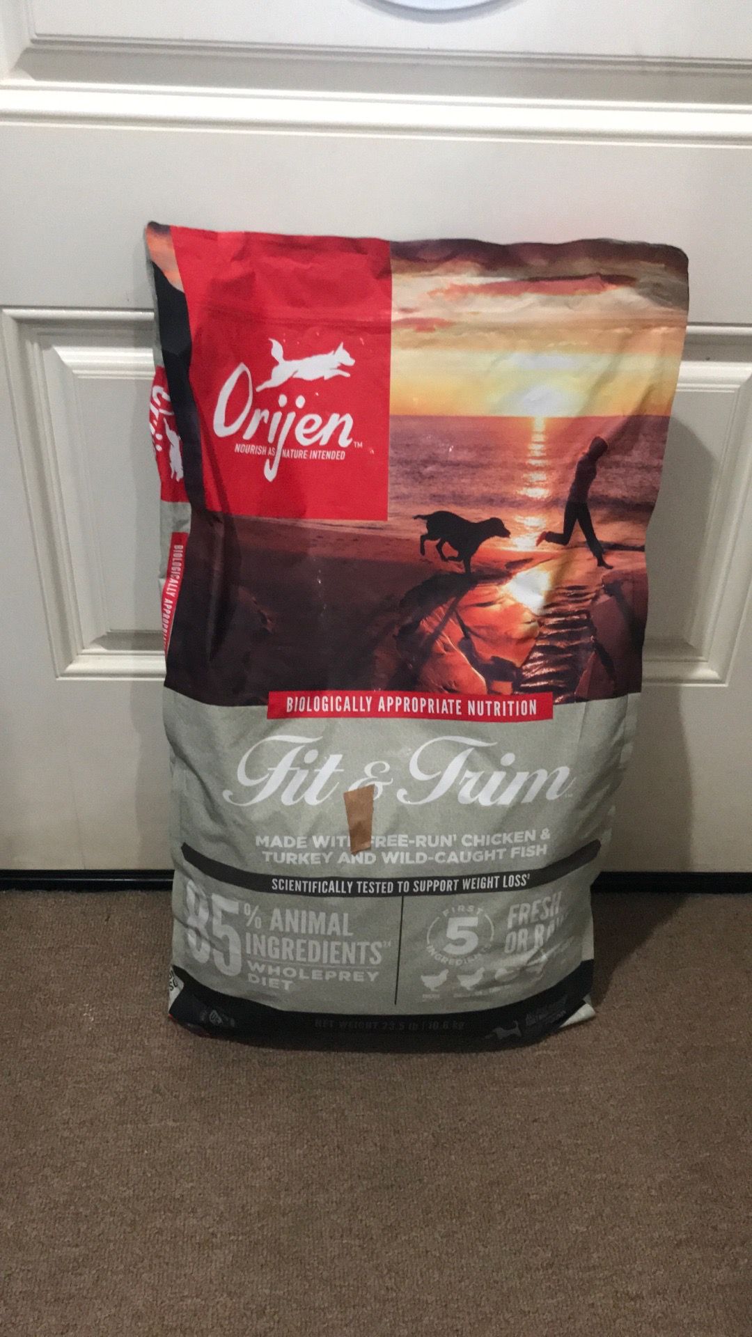 Pet Dog Food Fit Trim Turkey And Wild Fish 23.5 lbs