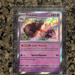 Paldean Fates Tinkaton Holo Rare Card 