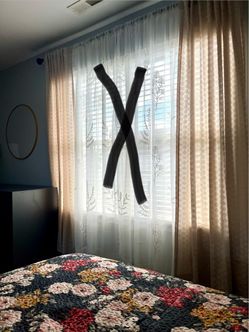 Curtains only (no tulle). Perfect condition.