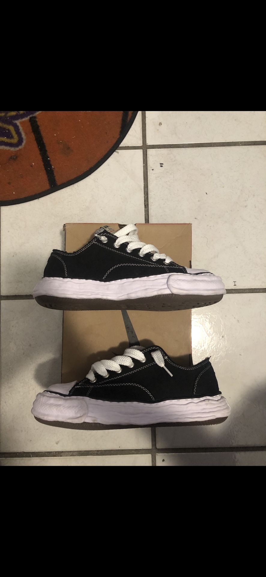 Mihara yasuhiro canvas low black sz 10 