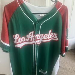 2022 LA Dodgers Jersey Mens Medium Mexican Heritage Night 