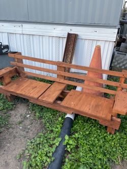 Little kids wooden bench