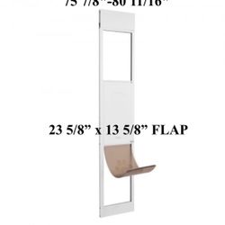 New Other VEVOR Dog Door For Sliding Glass Door With 75 7/8"-80 11/16" Height