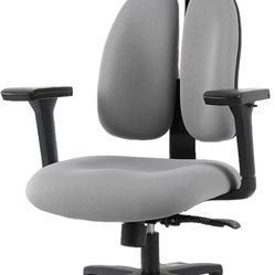 Ergonomic Home Office Chair with Lumbar Support, high Back pc Chair, Comfortable Office Chair, Gray.