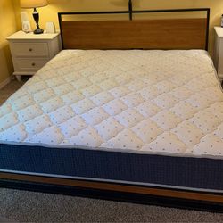 King mattress and Bed frame