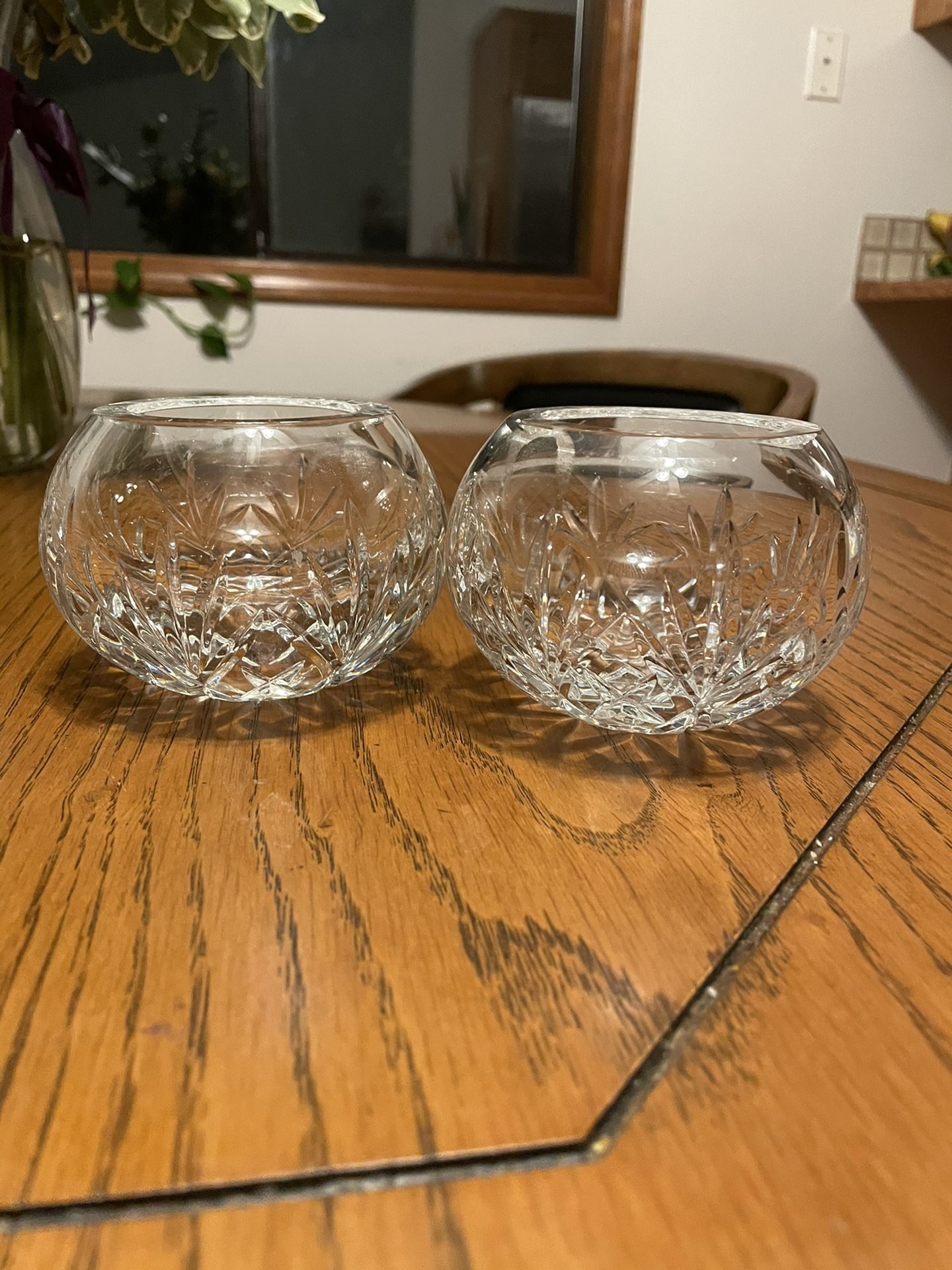 Crystal Tea Light Candle Holders