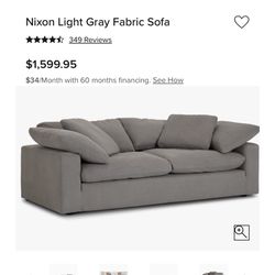 City Furniture Cloud Couch - Nixon